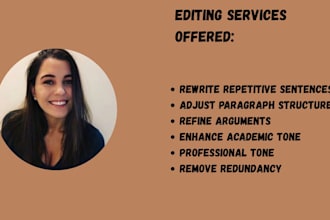 proofread, edit, and format your research projects in apa 7 style