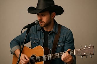 be country singer for custom heartfelt wedding anniversary, birthday song