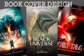 design  professional book cover design layout design and interior for amazon kdp
