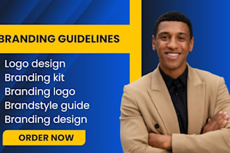 be your expert in branding guideline and branding design for a custom logo