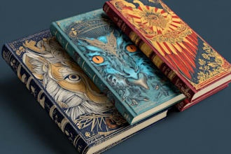 do professional book cover design or kindle cover design