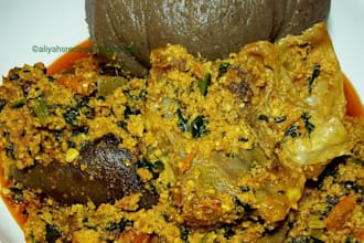 teach how to make amala and egusi soup