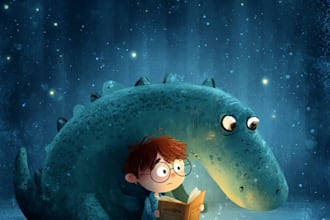 children book illustration and children book illustration