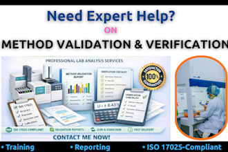 conduct training on method validation and verification