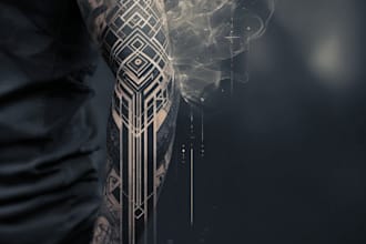 create stunning custom realism tattoo sleeves