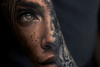 create a tattoo design of tattoo sleeve