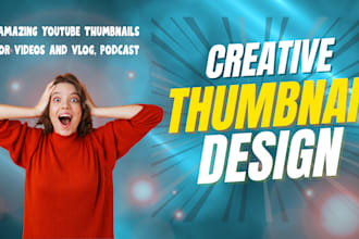 design amazing youtube thumbnails