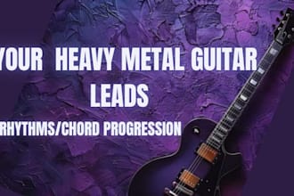 record epic rock solos heavy metal leads electric guitar stems for your song