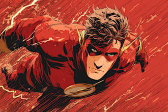 do comic book illustration graphic novel cover art cartoon