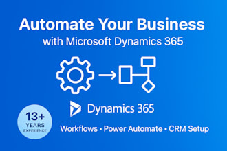 set up microsoft dynamics 365 workflows and automation