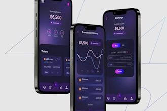 develop crypto exchange, kyc, dex website, crypto wallet app, blockchain app