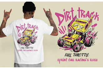 design high quality esport racing t shirt logo with unlimited revision