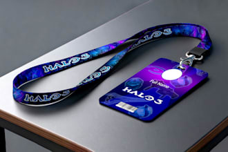 do custom lanyard design for events, staff id and branding