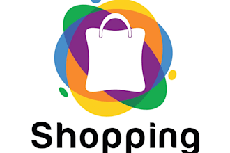 design modern professional shopify online shopping logo