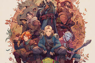 illustrate your ocs, dnd characters or any other type