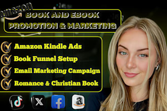 do amazon kdp book promotion and marketing for romance, children, christian book