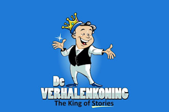 design modern king stories logo