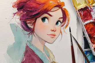 do watercolor painting as realistic painting