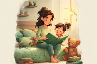 draw children illustrations for books