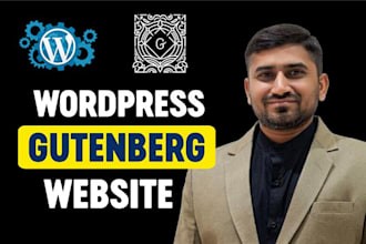 design or redesign wordpress website using generatepress gutenberg blocks