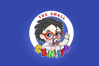 make particular crazy hair baby logo for amazon toy company