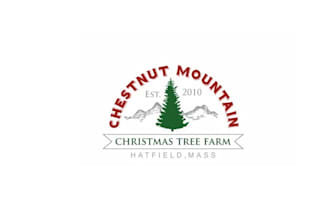 design top quality christmas tree farm logo