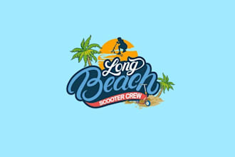 create eye catching fun logo for kids scooter crew