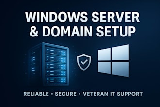 set up, configure, and optimize your windows server or domain network