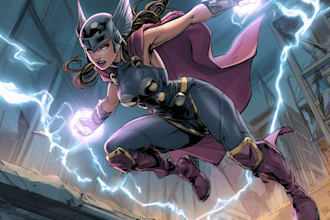 cartoon character superhero comic book