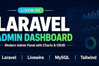 develop a laravel admin dashboard with livewire