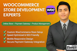 create woocommerce website store