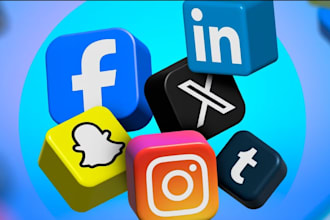 social media manager facebook followers, instagram tiktok youtube organic growth