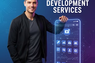 create a complete mobile app with UI backend and deployment