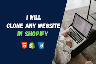 clone or duplicate any shopify site with modern design