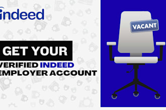 create verified indeed employer account for you
