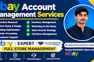 do ebay expert on partner ship and fully store manage