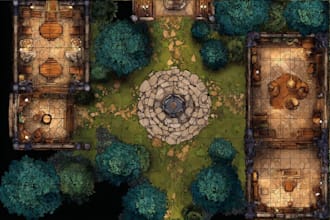 create a high quality battle map for your fantasy rpg game