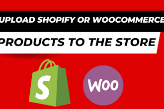 add products or handle shopify product listing and upload