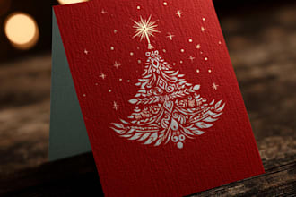 design custom greeting cards christmas kids birthday