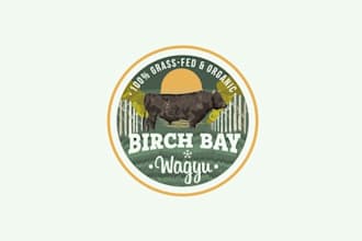 design top quality sustainability beef logo