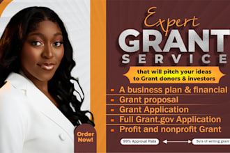 grant writing, grant proposal, business plan, grant application, grant research