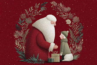 do design christmas card, greeting card, or invitation card