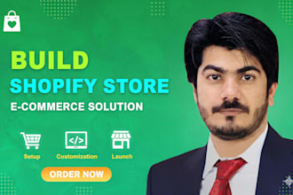 build shopify store or dropshipping ecommerce store