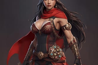 design your character as an epic action game hero