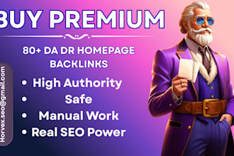 create powerful 80 da DR backlinks for google ranking