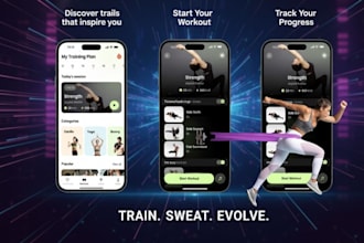 create fitness app, nutrient app, etv app, ai health and weight loss, escrow app