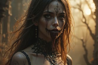 fantasy horror and fantasy horror character