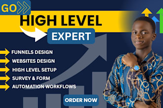 be go high level expert, sales funnel, build gohighlevel website