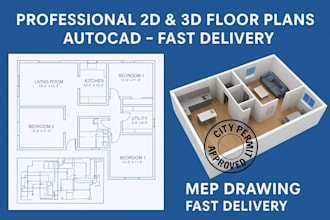 draw architectural drawing 2d floor plan engineering mep drawing pe stamp review