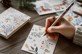 draw anime art illustration, fanart and character design for christmas gift
